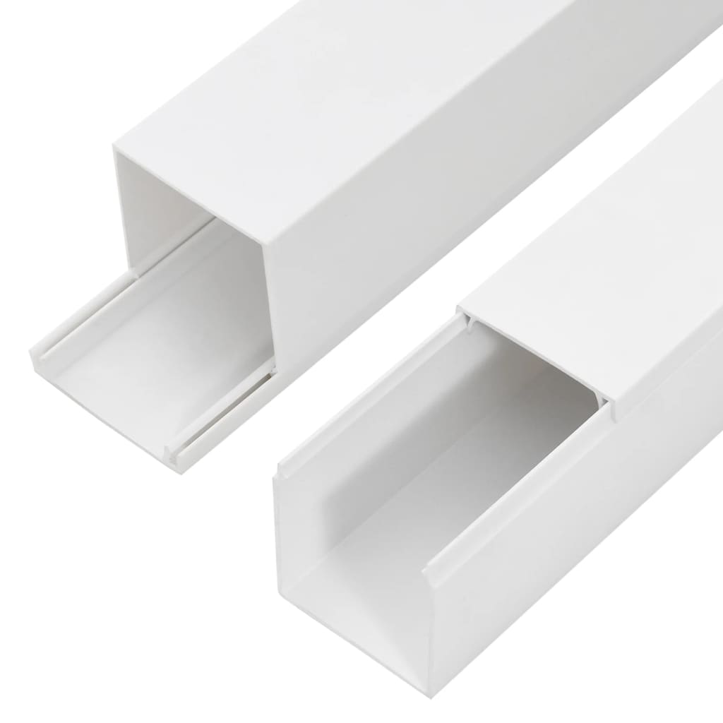 Kabelkanaler 100x40 mm 10 m PVC vidaXL