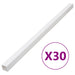 Kabelkanaler 33x33 mm 30 m PVC vidaXL