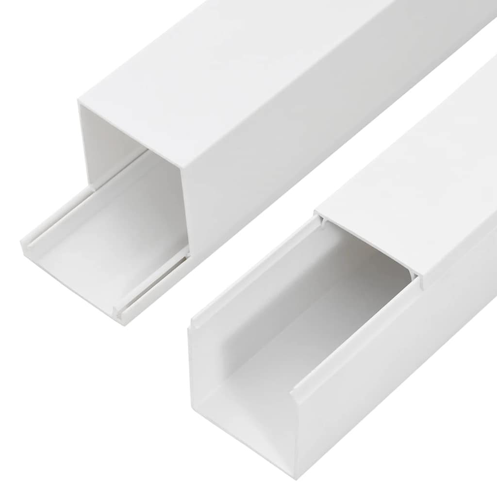 Kabelkanaler 33x33 mm 30 m PVC vidaXL