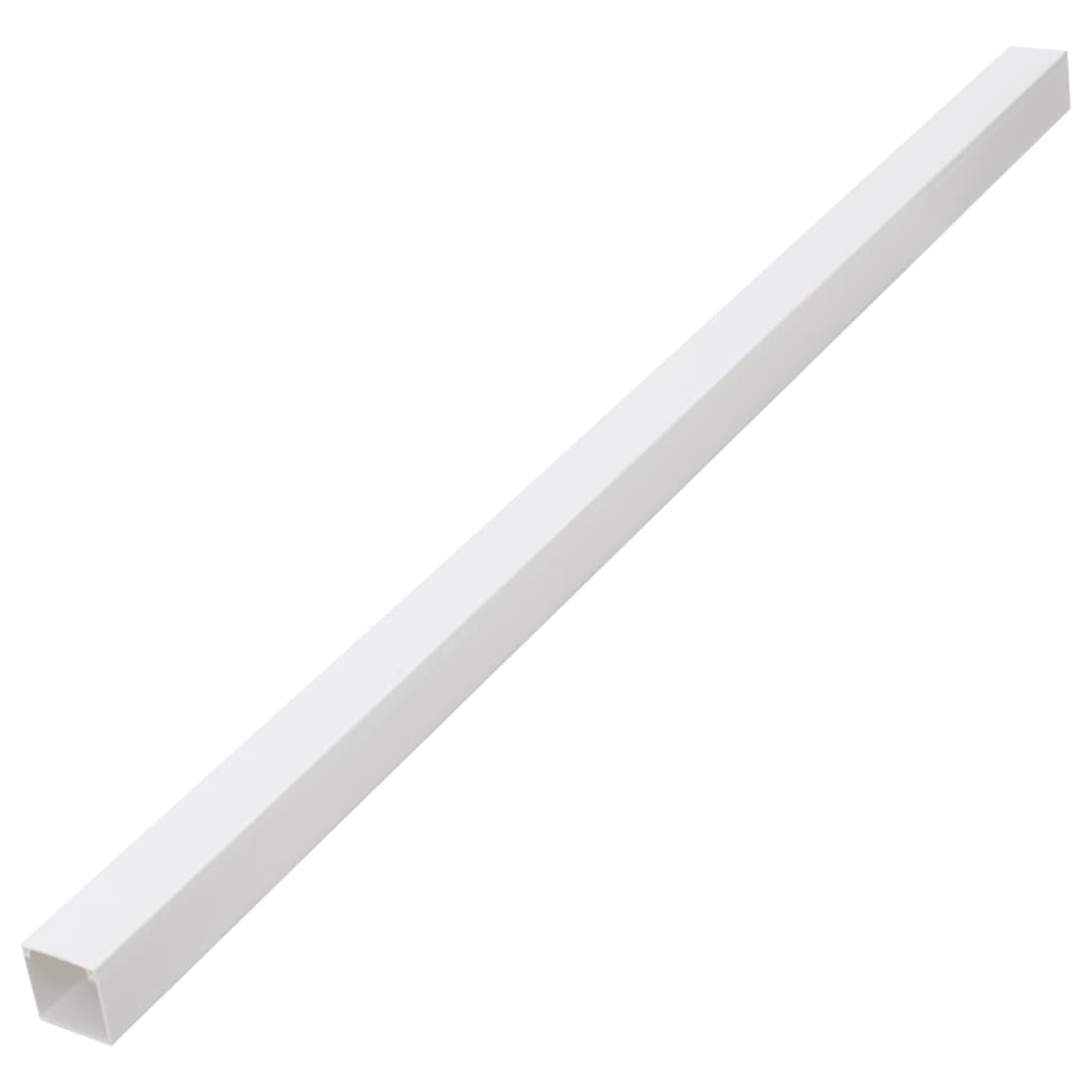 Kabelkanaler 40x40 mm 30 m PVC vidaXL
