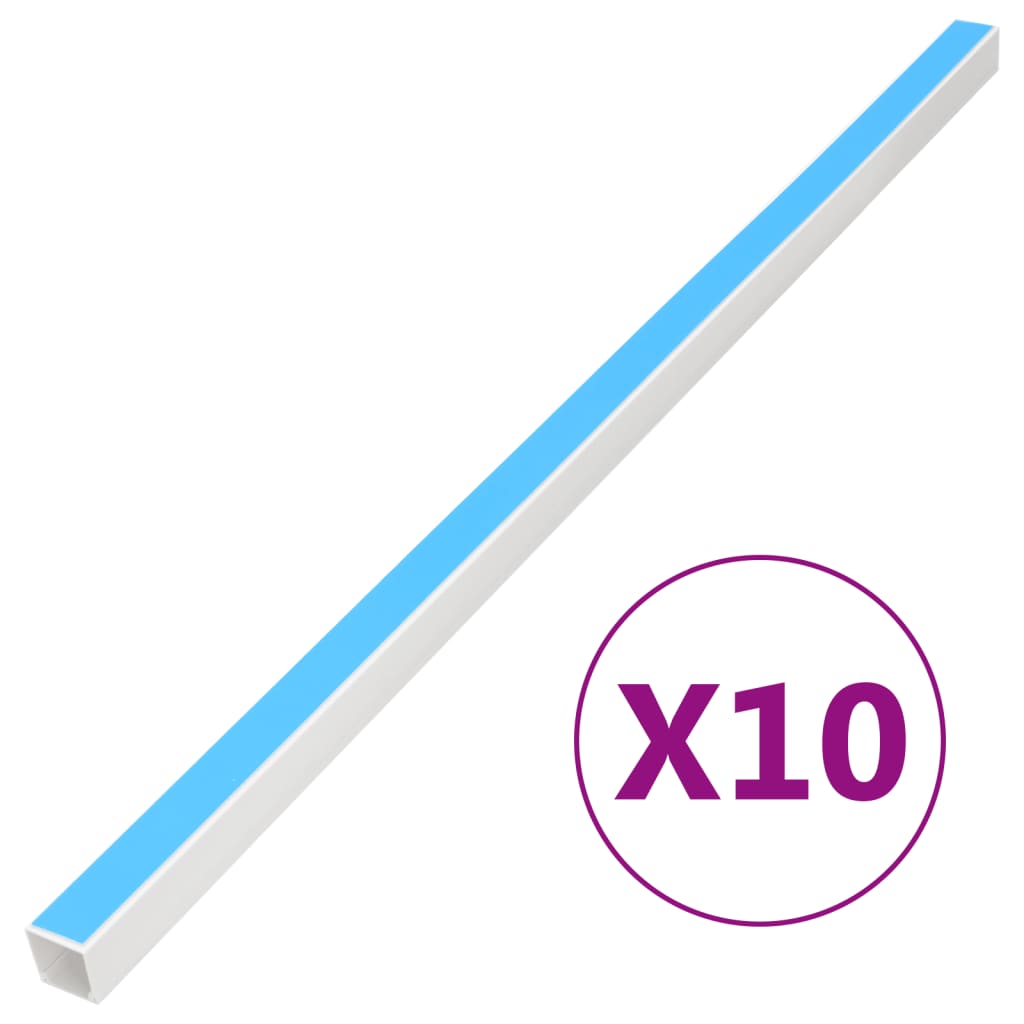 Kabelkanaler selvklebende 40x40 mm 10 m PVC