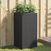 Plantekasser 2 stk svart 40x40x80 cm polyrotting