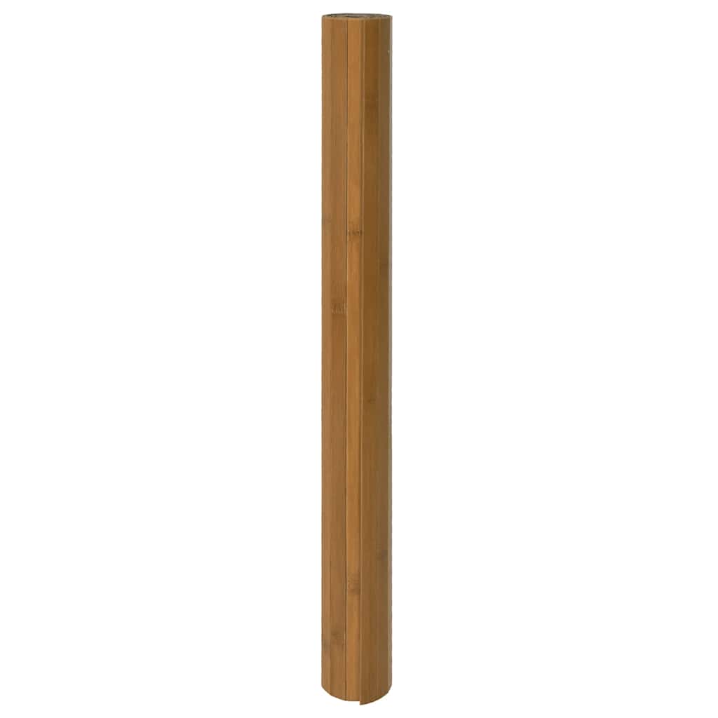 Teppe rektangulær brun 60x200 cm bambus vidaXL