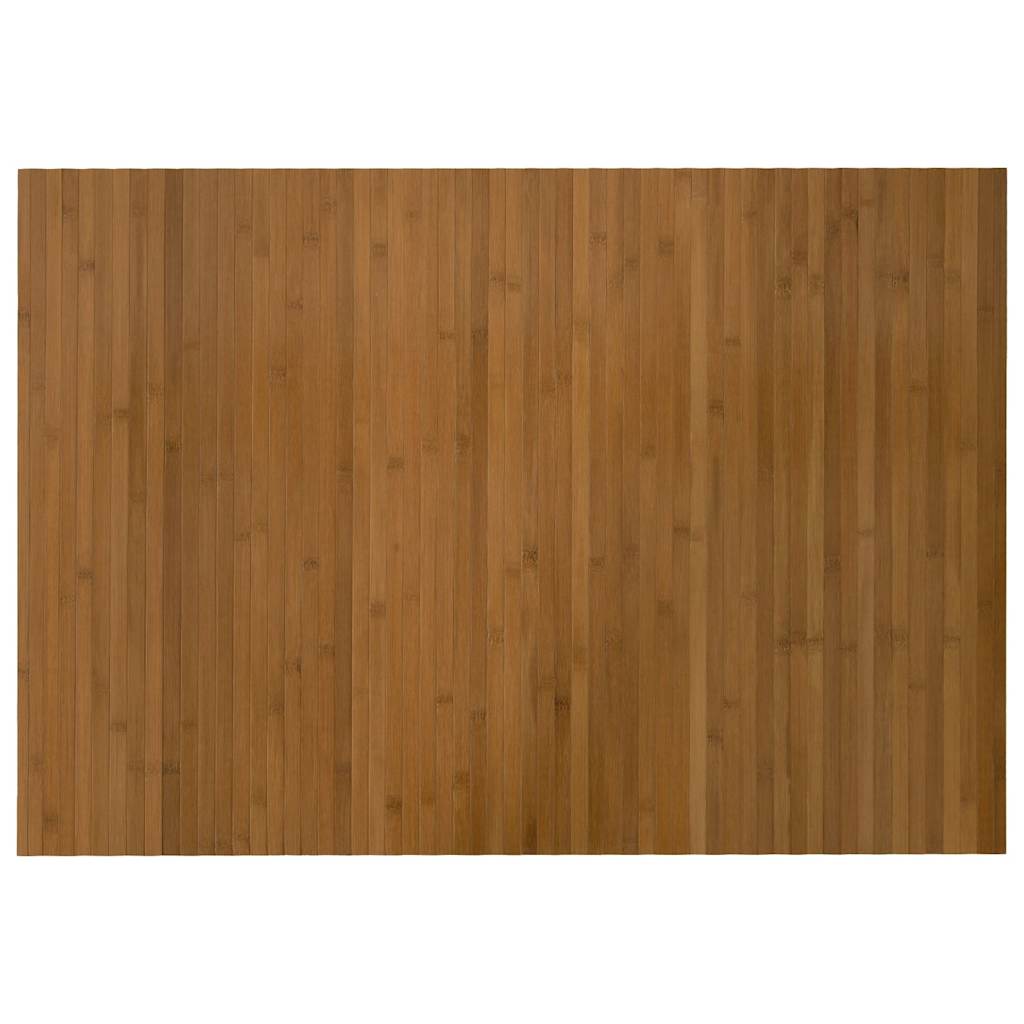 Teppe rektangulær brun 70x100 cm bambus vidaXL
