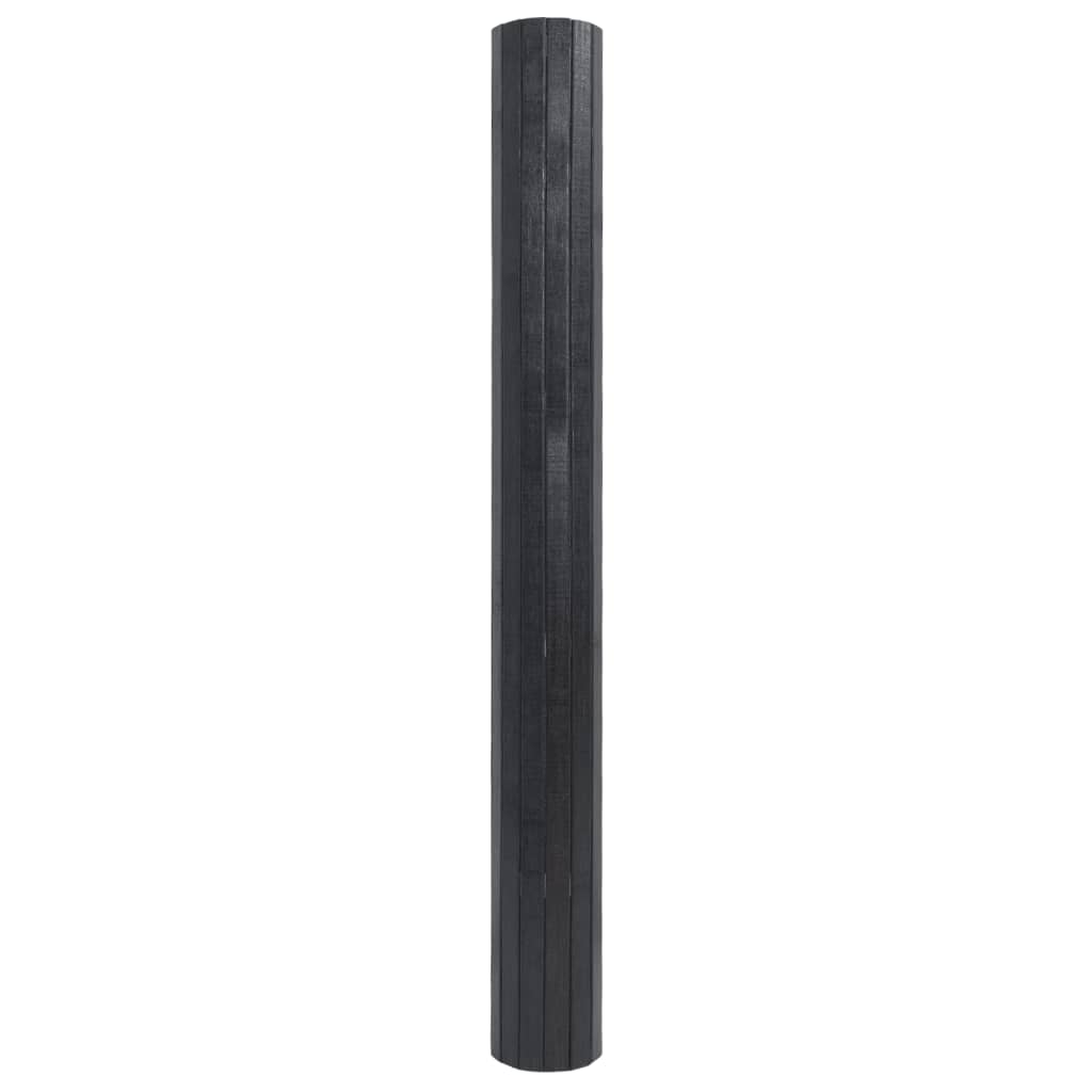 Teppe rektangulær grå 70x400 cm bambus vidaXL