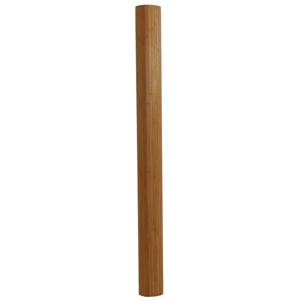 Teppe rektangulær brun 80x500 cm bambus vidaXL