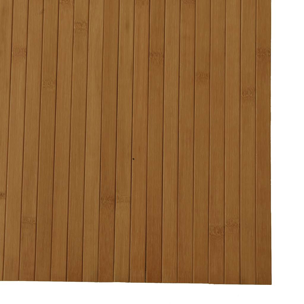 Teppe rektangulær brun 80x500 cm bambus vidaXL
