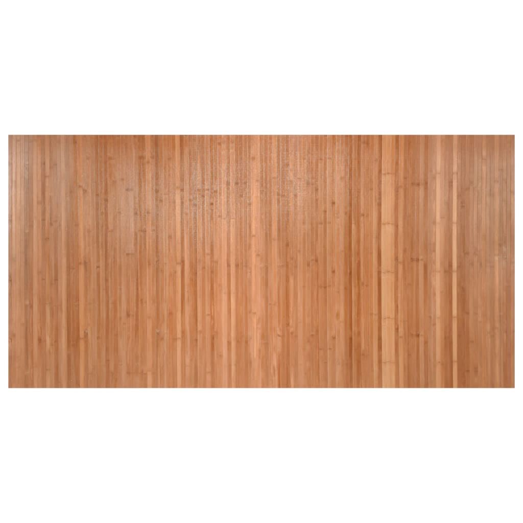 Teppe rektangulær naturell 100x200 cm bambus