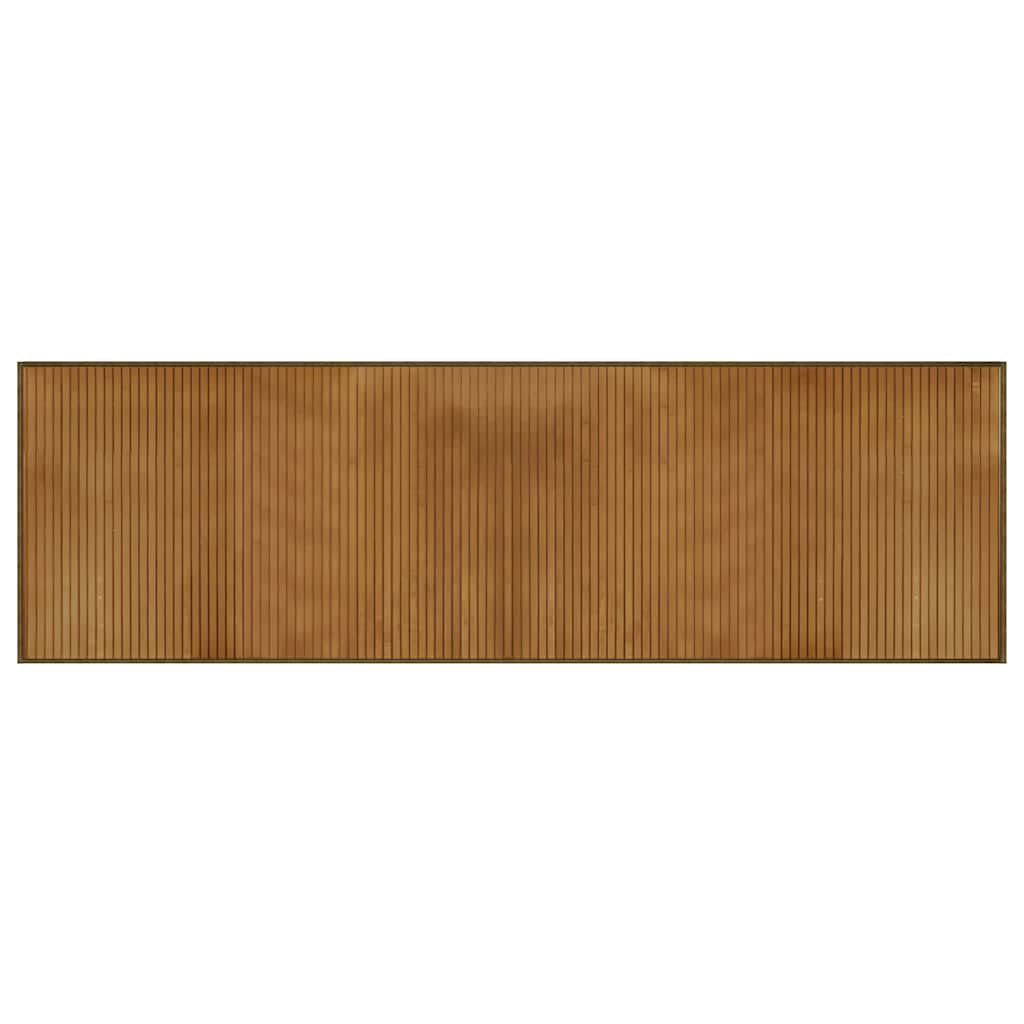 Teppe rektangulær brun 60x200 cm bambus vidaXL