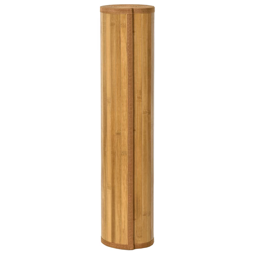 Teppe rektangulær naturell 60x400 cm bambus vidaXL