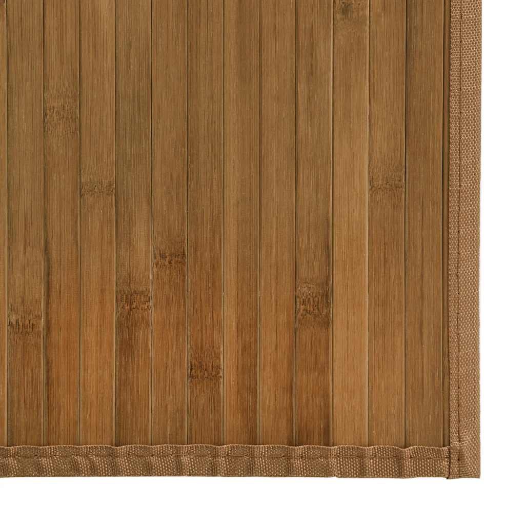 Teppe rektangulær brun 70x300 cm bambus vidaXL