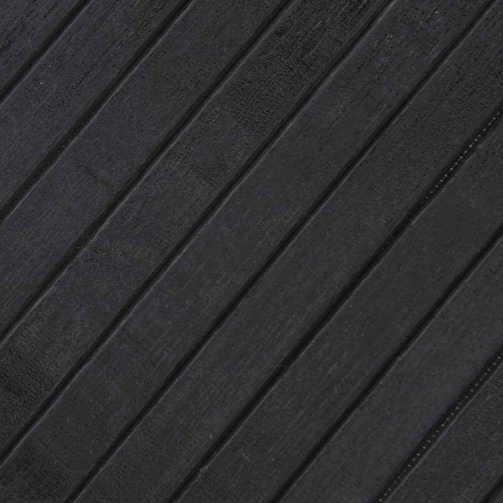 Teppe rektangulær grå 70x300 cm bambus