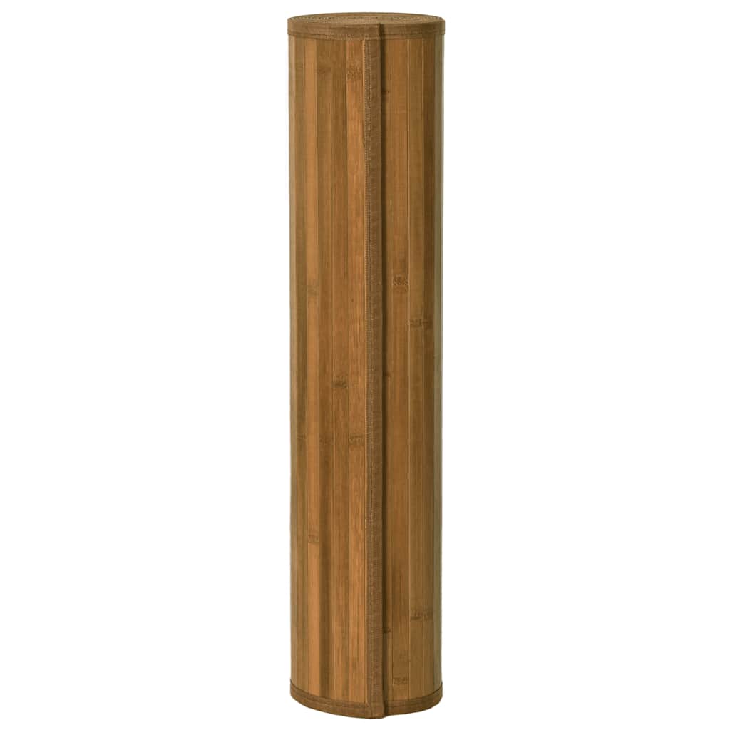 Teppe rektangulær brun 80x400 cm bambus vidaXL