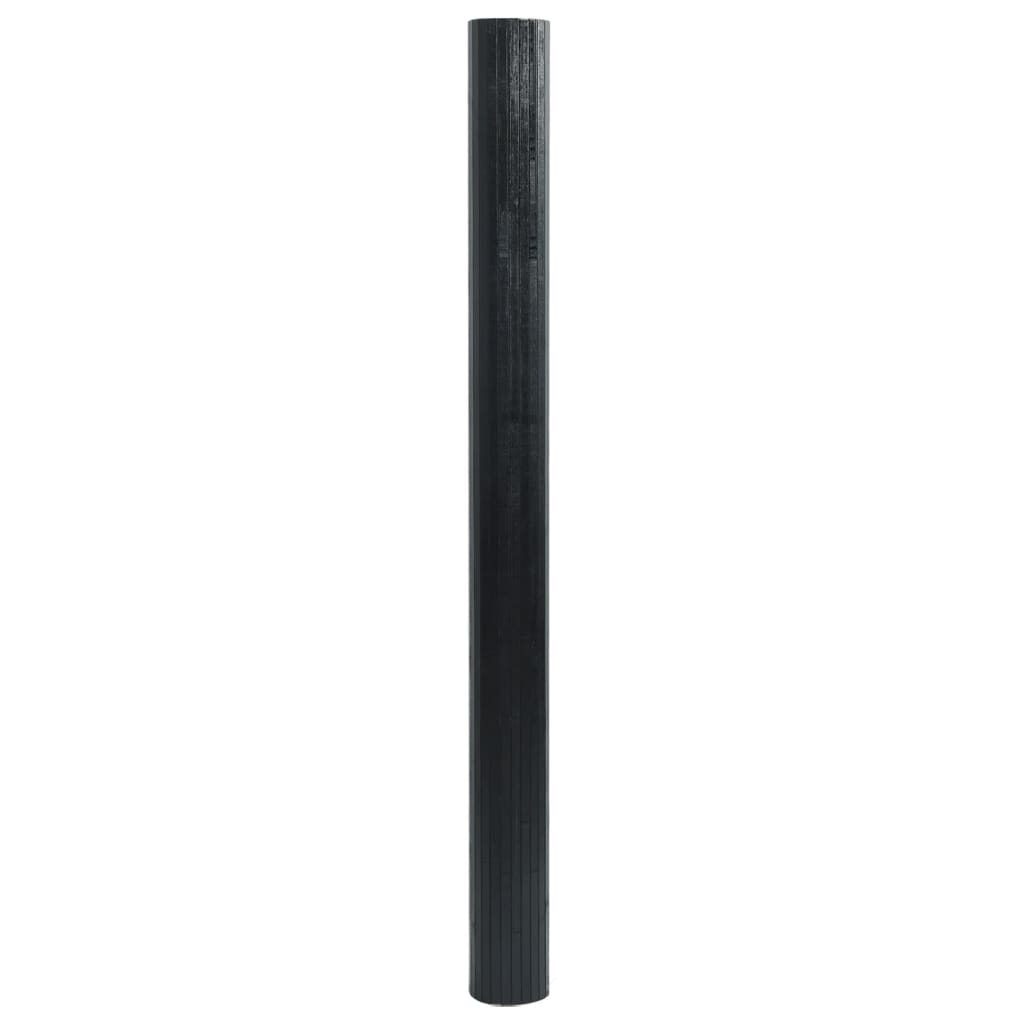 Romdeler svart bredde 250 cm høyde 165 cm bambus