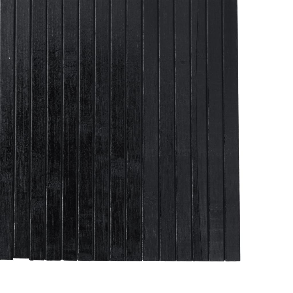 Romdeler svart bredde 250 cm høyde 165 cm bambus