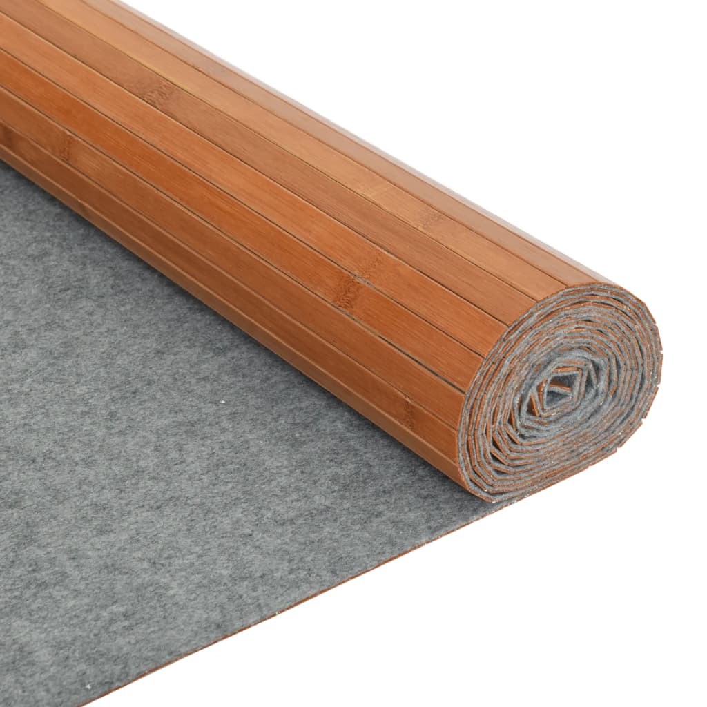 Romdeler brun 165x400 cm bambus