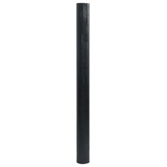 Romdeler svart bredde 800 cm høyde 165 cm bambus