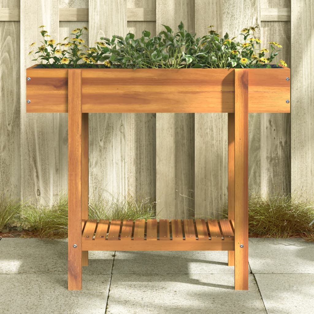 Høybed 90x30x75 cm heltre akasie