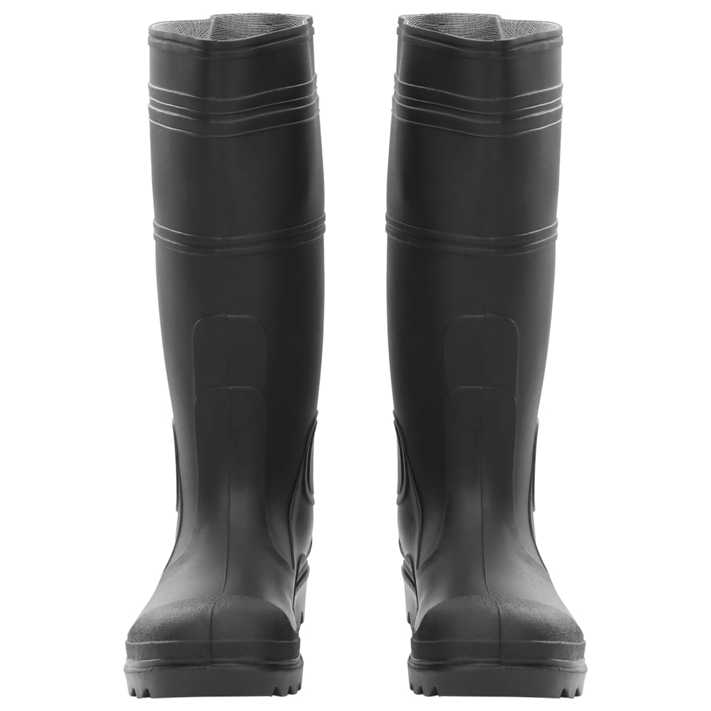 Regnstøvler svart str 38 PVC