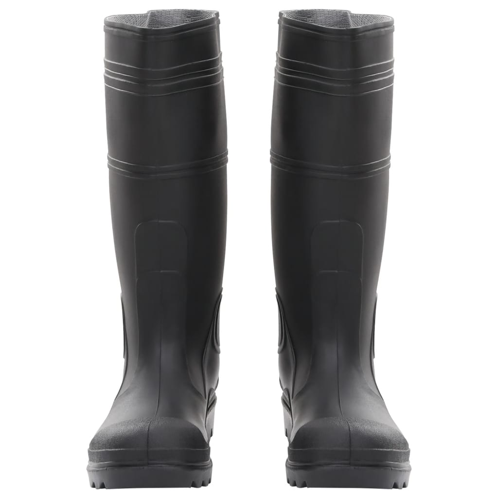 Regnstøvler svart str 39 PVC
