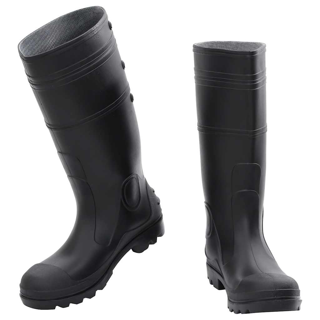 Regnstøvler svart str 41 PVC