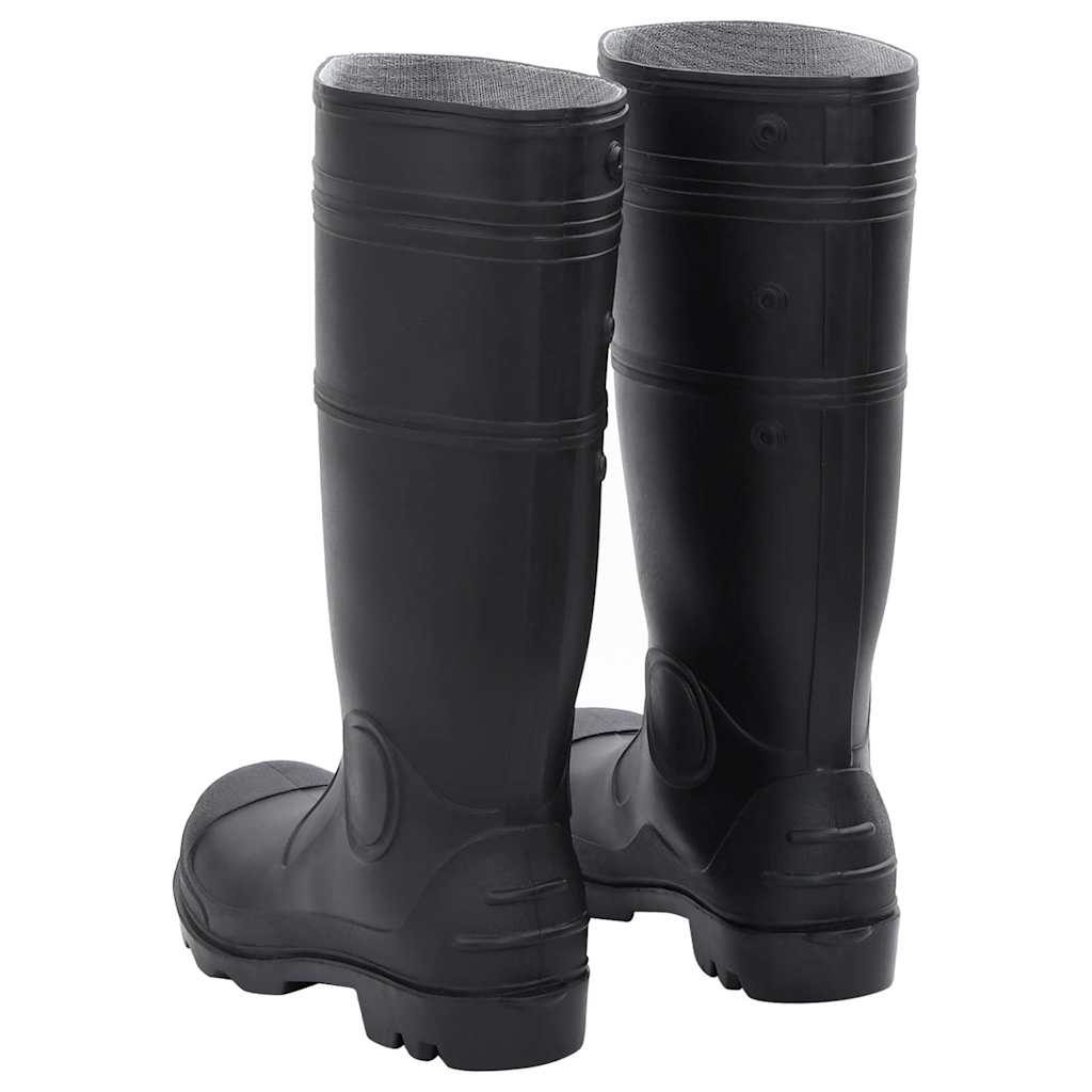 Regnstøvler svart str 41 PVC