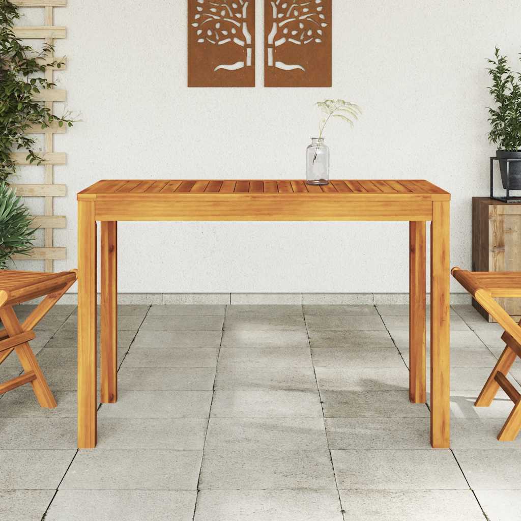 Utendørs spisebord 110x55x75 cm heltre akasie