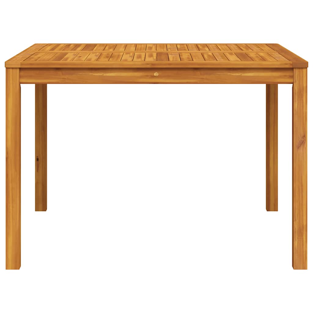 Utendørs spisebord 110x110x75 cm heltre akasie