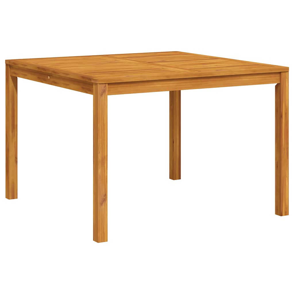 Utendørs spisebord 110x110x75 cm heltre akasie