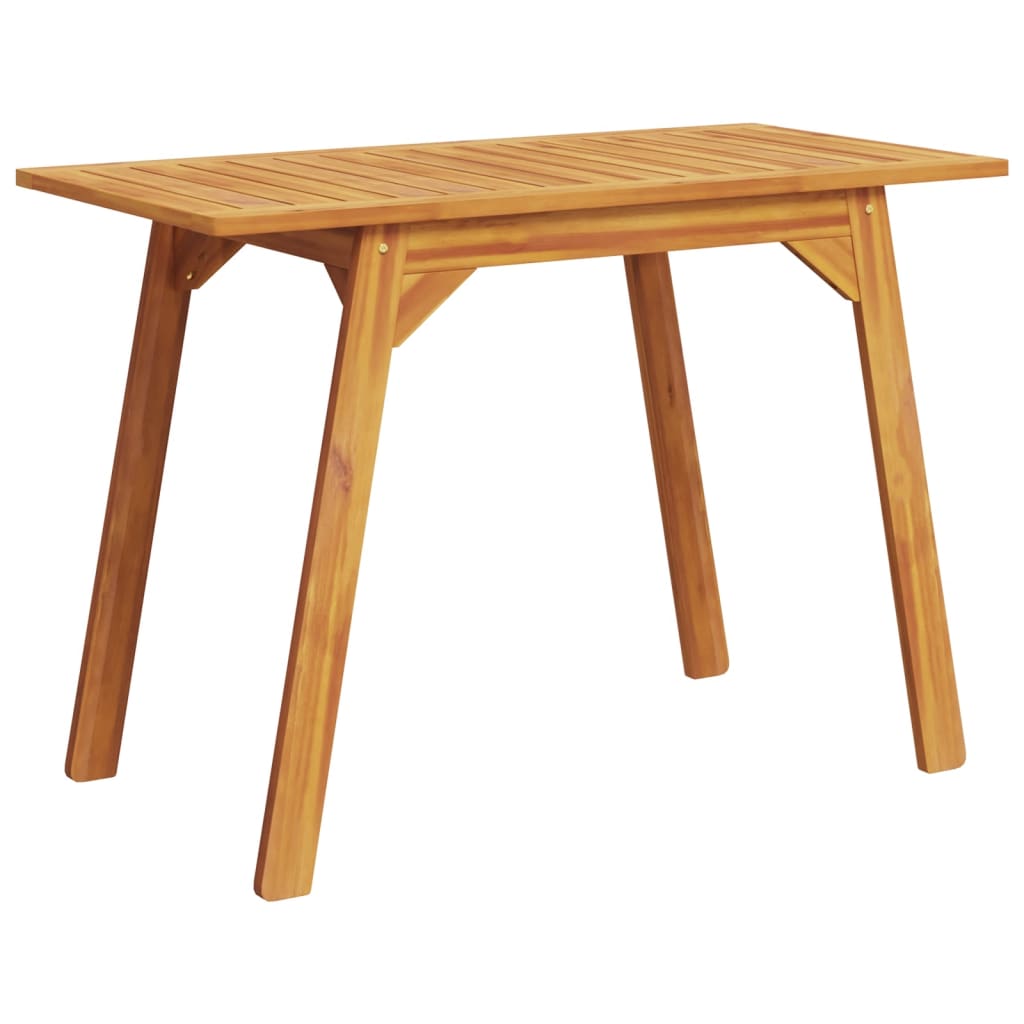 Utendørs spisebord 110x56x75 cm heltre akasie