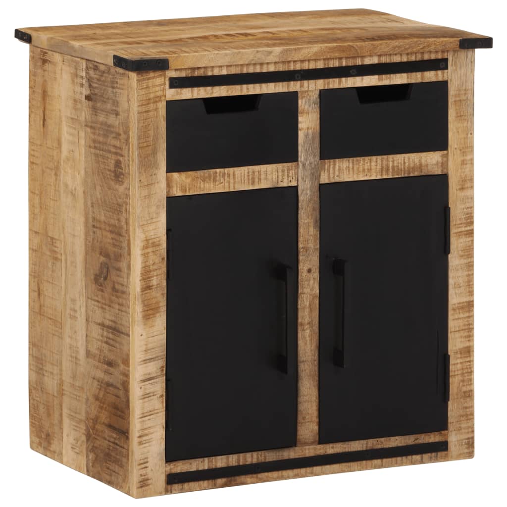 Skjenk med 2 skuffer 55x35x60 cm heltre mango