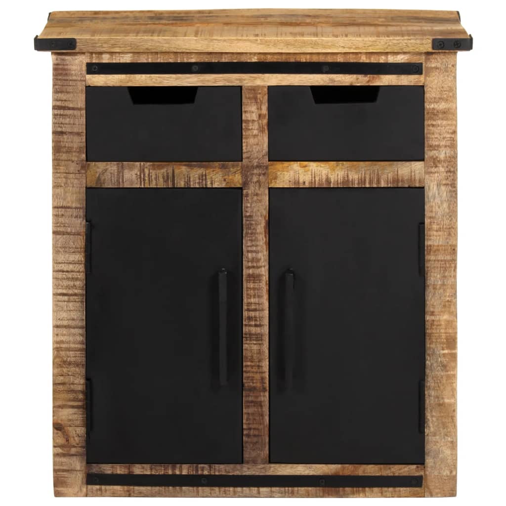 Skjenk med 2 skuffer 55x35x60 cm heltre mango