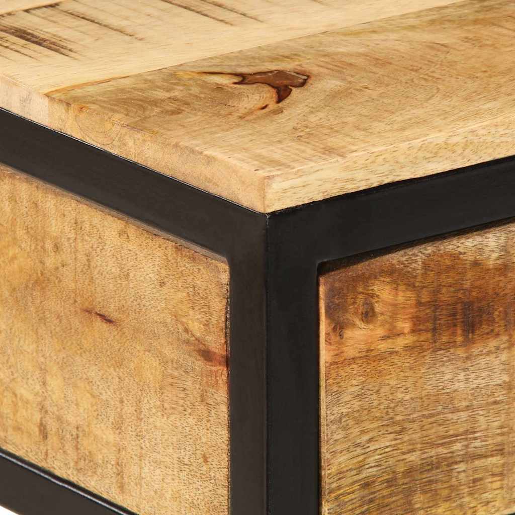 Nattbord Brun 40 x 35 x 50 cm Solid mango tre og metall