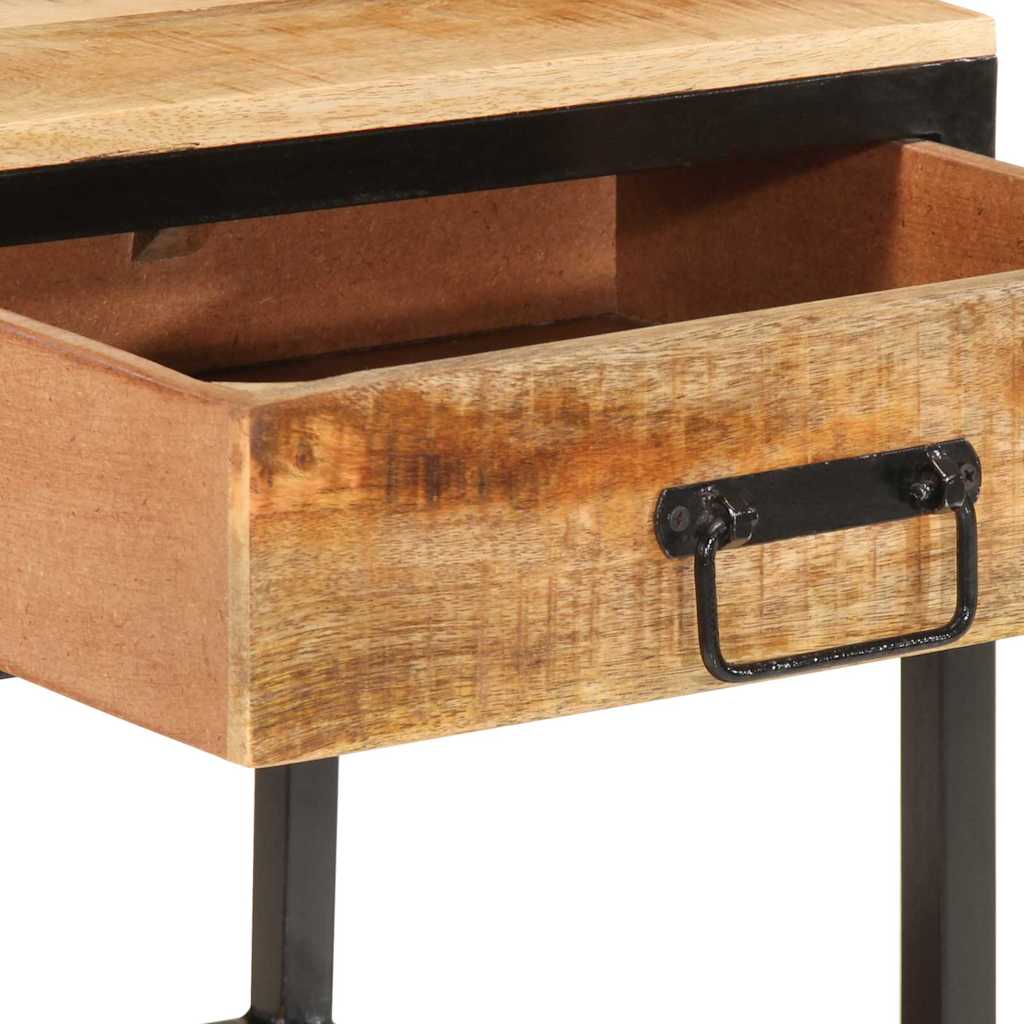 Nattbord Brun 40 x 35 x 50 cm Solid mango tre og metall