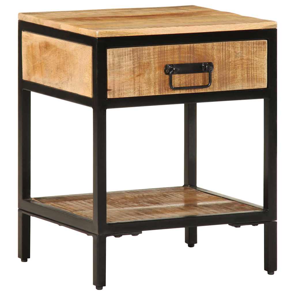 Nattbord Brun 40 x 35 x 50 cm Solid mango tre og metall