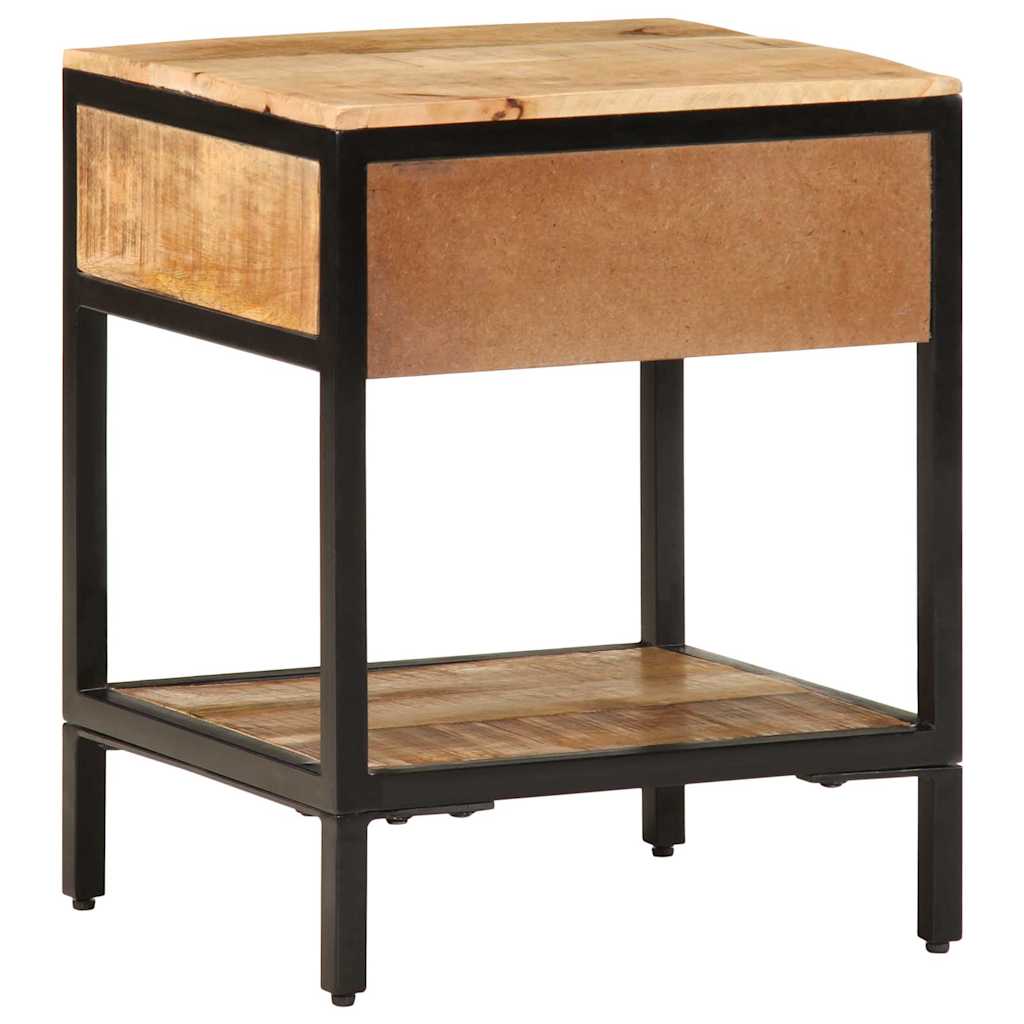 Nattbord Brun 40 x 35 x 50 cm Solid mango tre og metall
