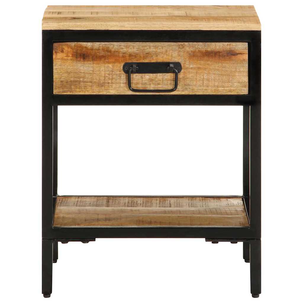 Nattbord Brun 40 x 35 x 50 cm Solid mango tre og metall