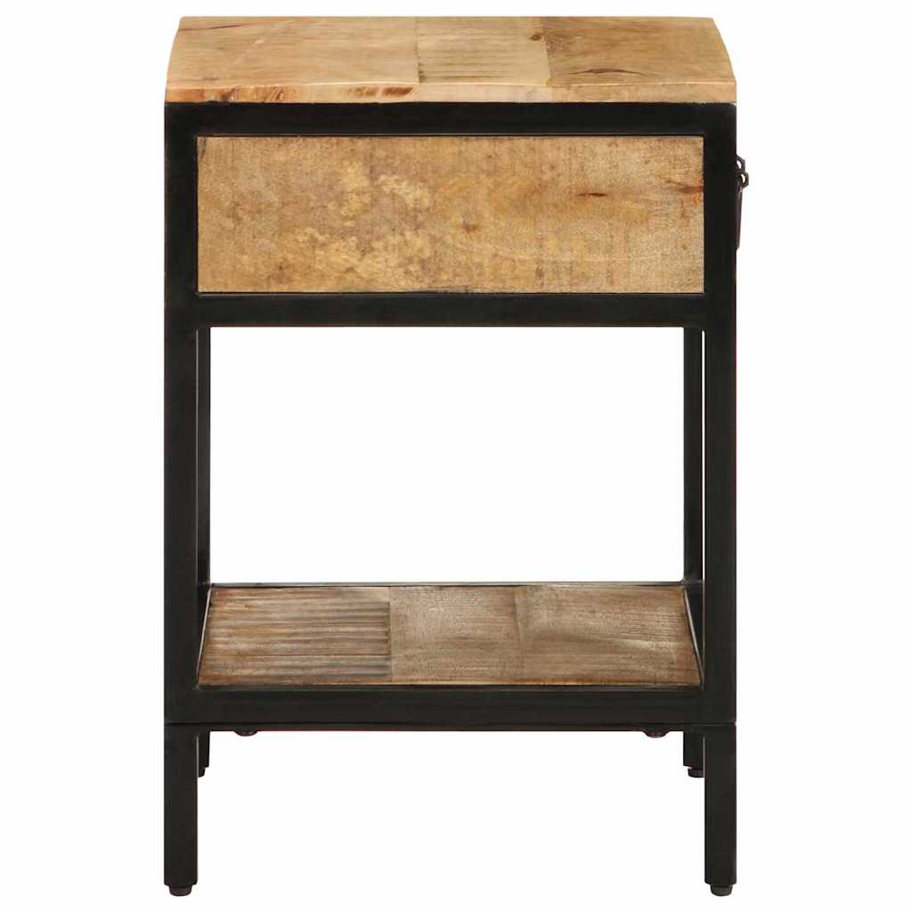 Nattbord Brun 40 x 35 x 50 cm Solid mango tre og metall