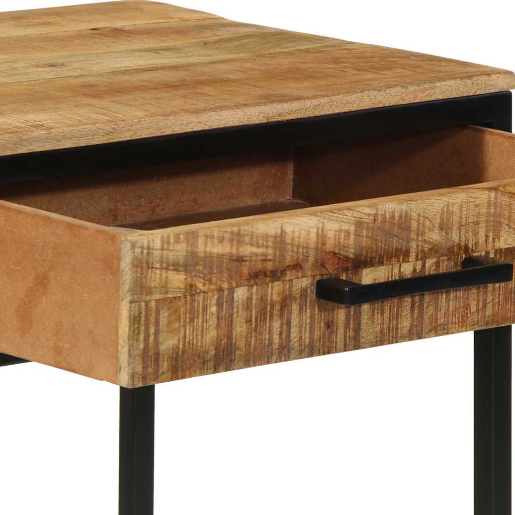 Sminkebord med skuff Brun 100 x 40 x 120 cm Massivt mangotre