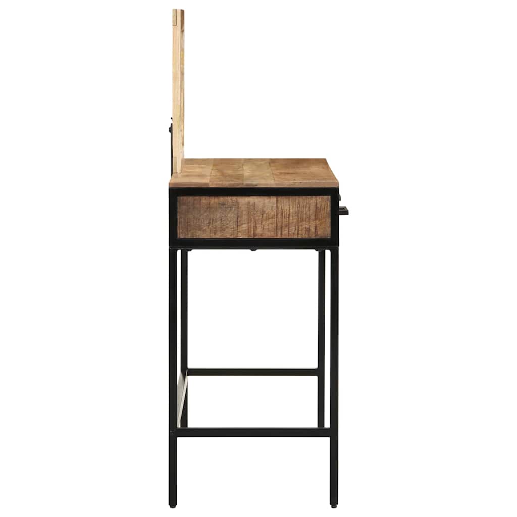 Sminkebord med skuff Brun 100 x 40 x 120 cm Massivt mangotre
