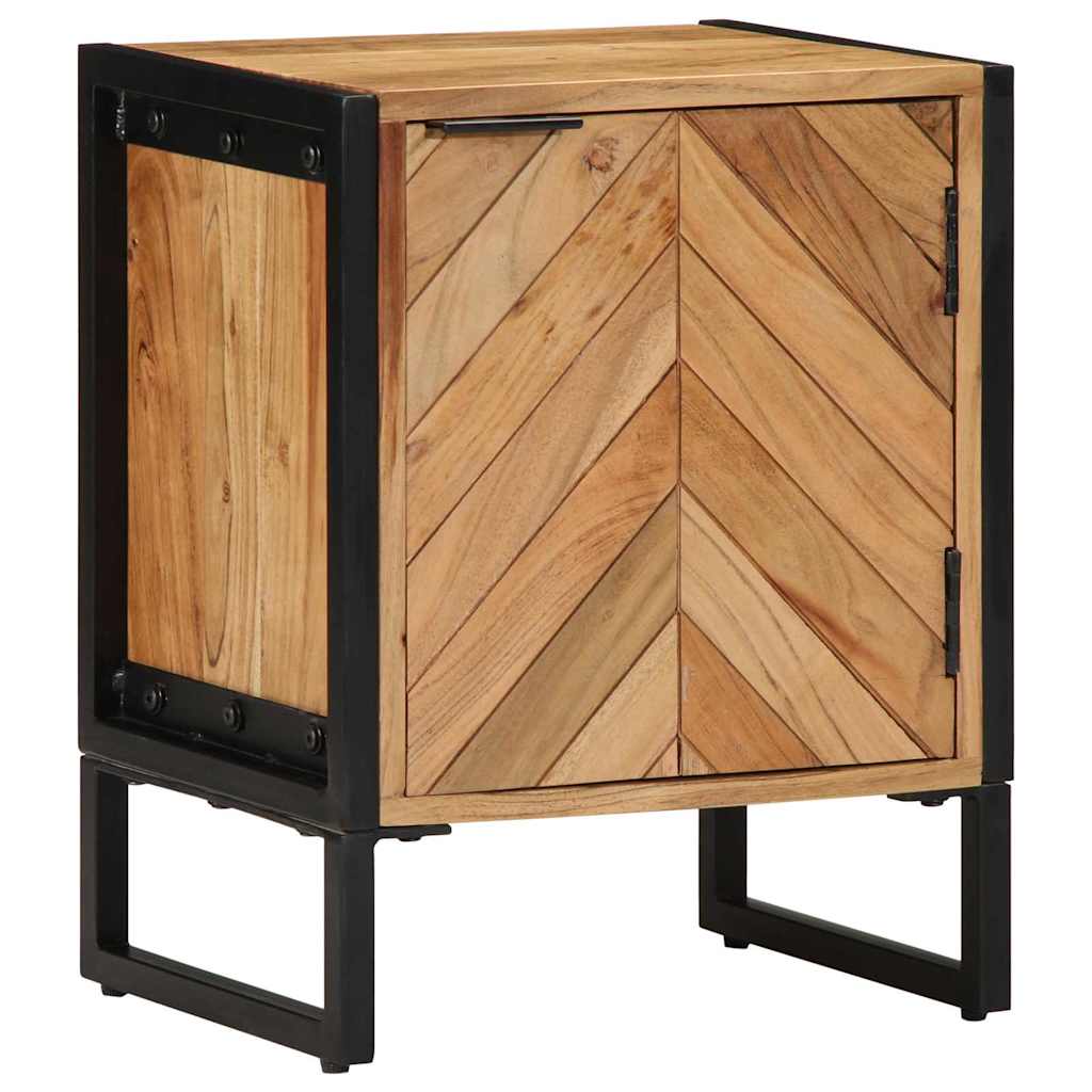 Nattbord Brun 40 x 30 x 50 cm Massivt akasietre og metall