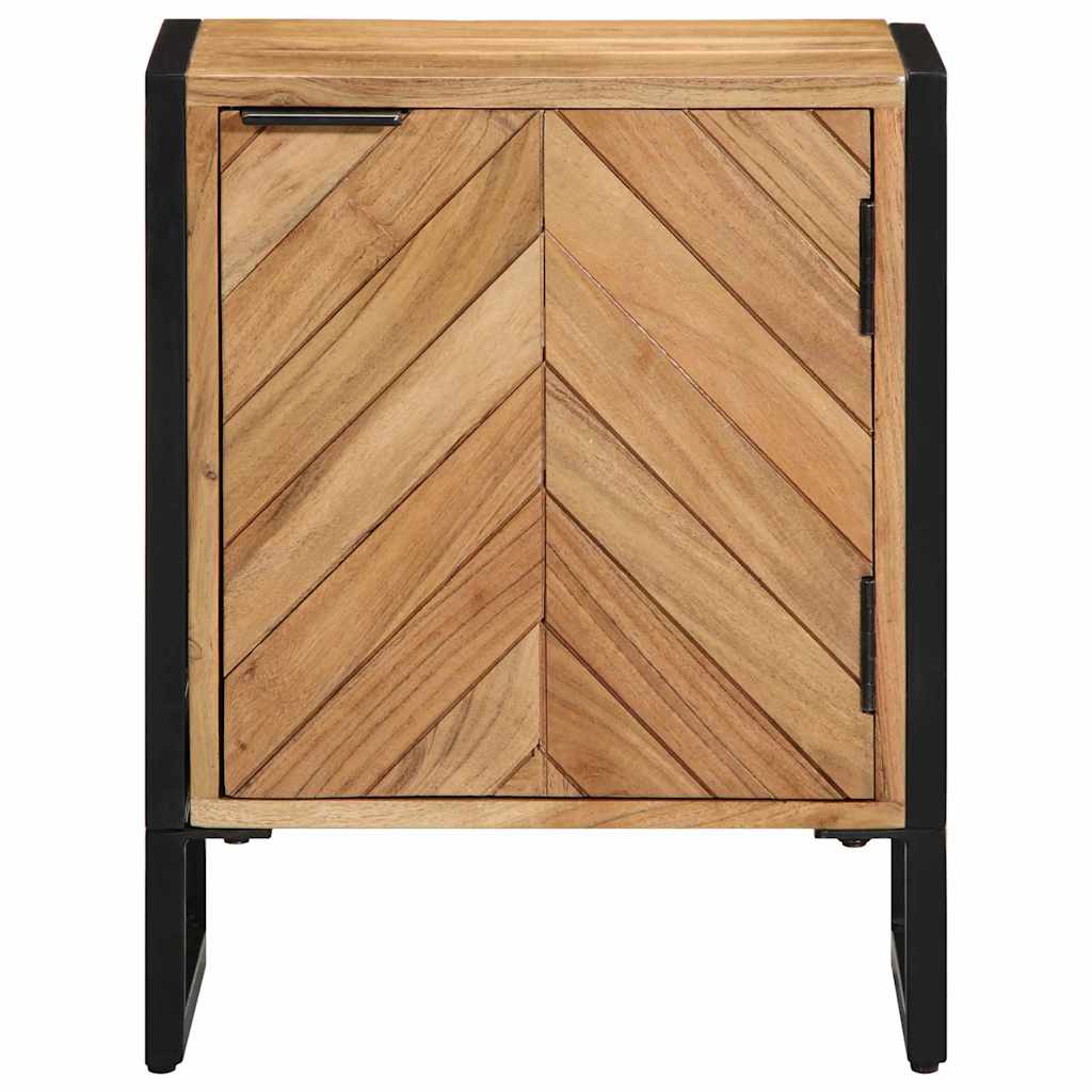 Nattbord Brun 40 x 30 x 50 cm Massivt akasietre og metall