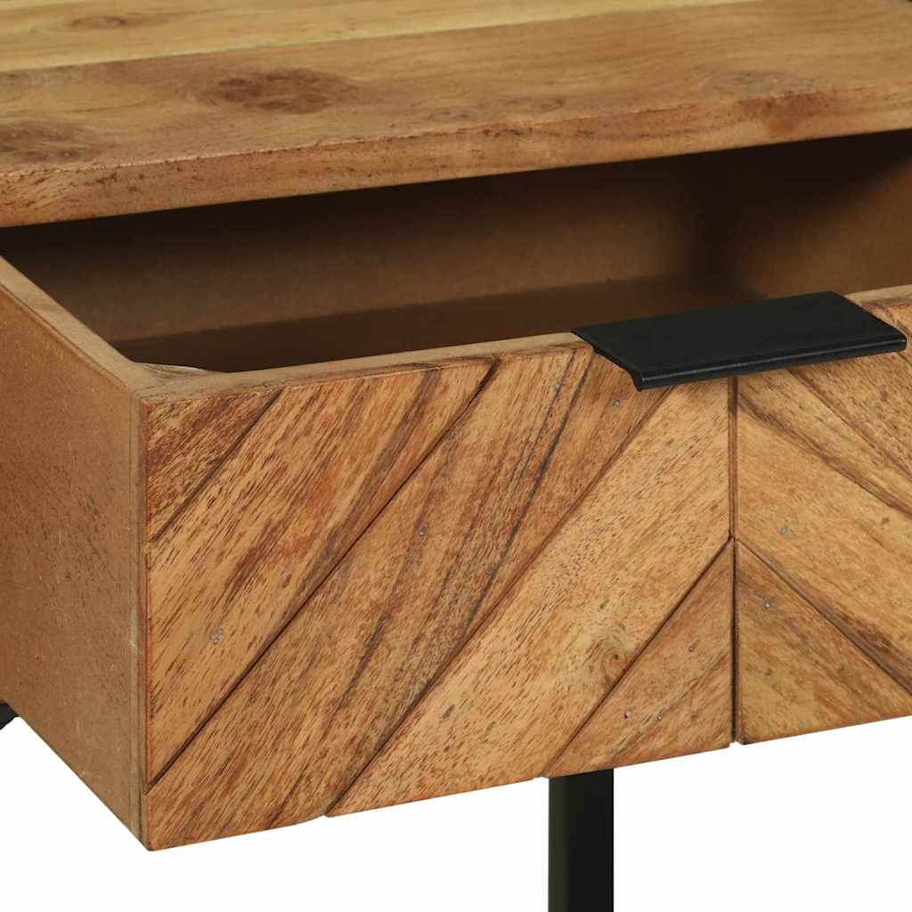 Nattbord Brun 40 x 35 x 50 cm Massivt akasietre og metall