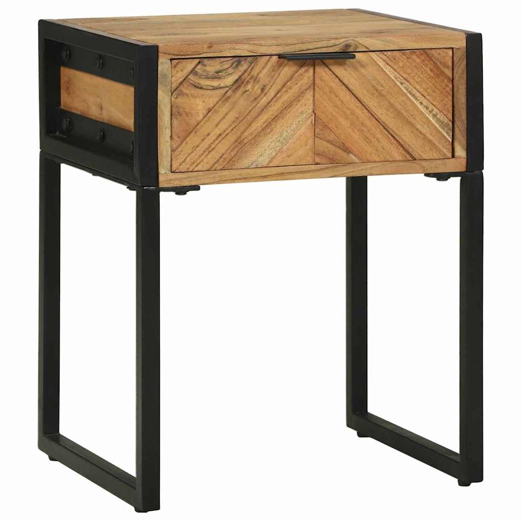 Nattbord Brun 40 x 35 x 50 cm Massivt akasietre og metall