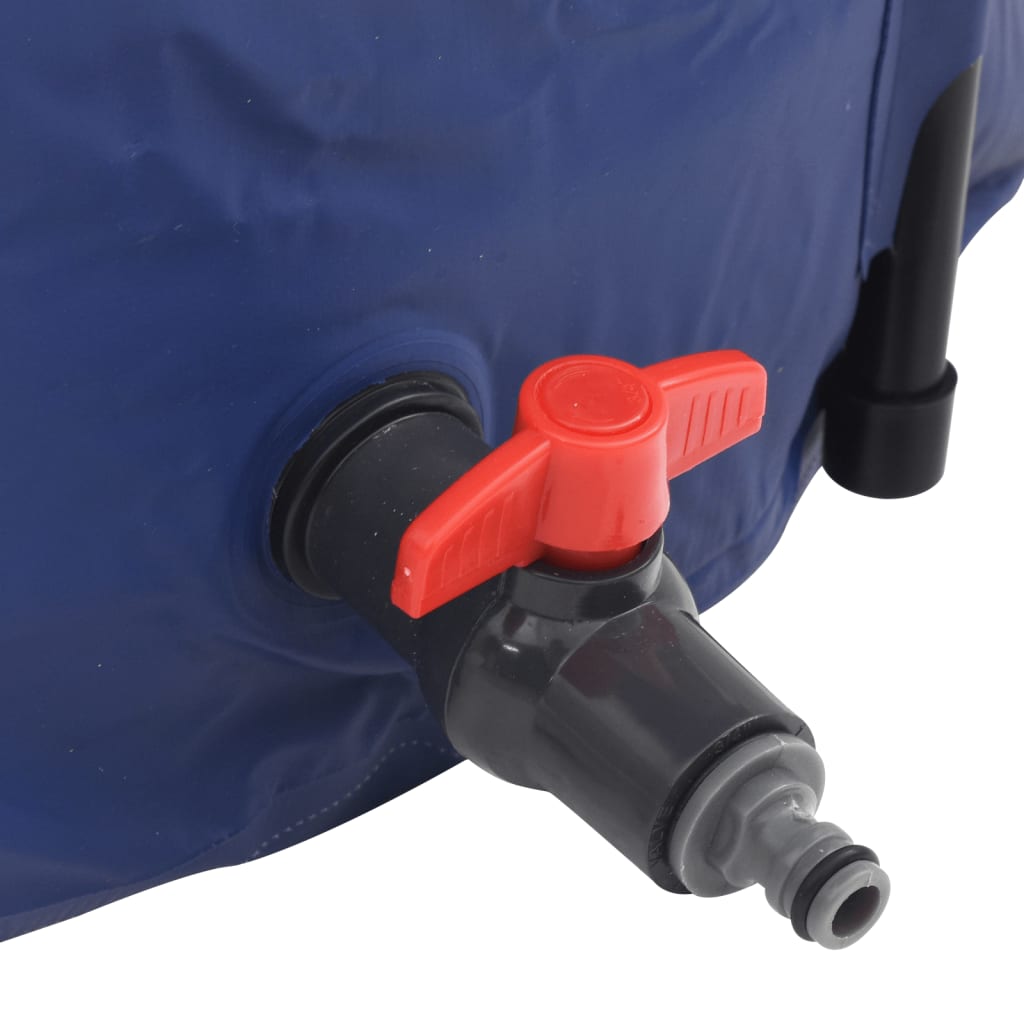 Vanntank med kran sammenleggbar 750 L PVC