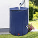 Vanntank med kran sammenleggbar 750 L PVC