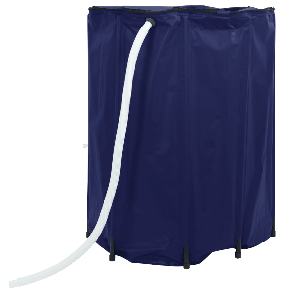 Vanntank med kran sammenleggbar 500 L PVC
