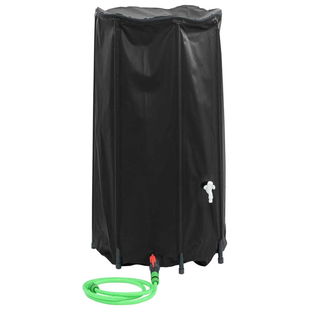 Vanntank med kran sammenleggbar 250 L PVC