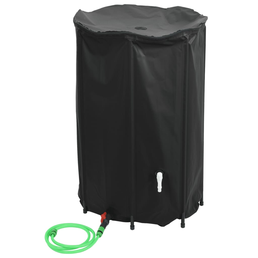 Vanntank med kran sammenleggbar 1000 L PVC