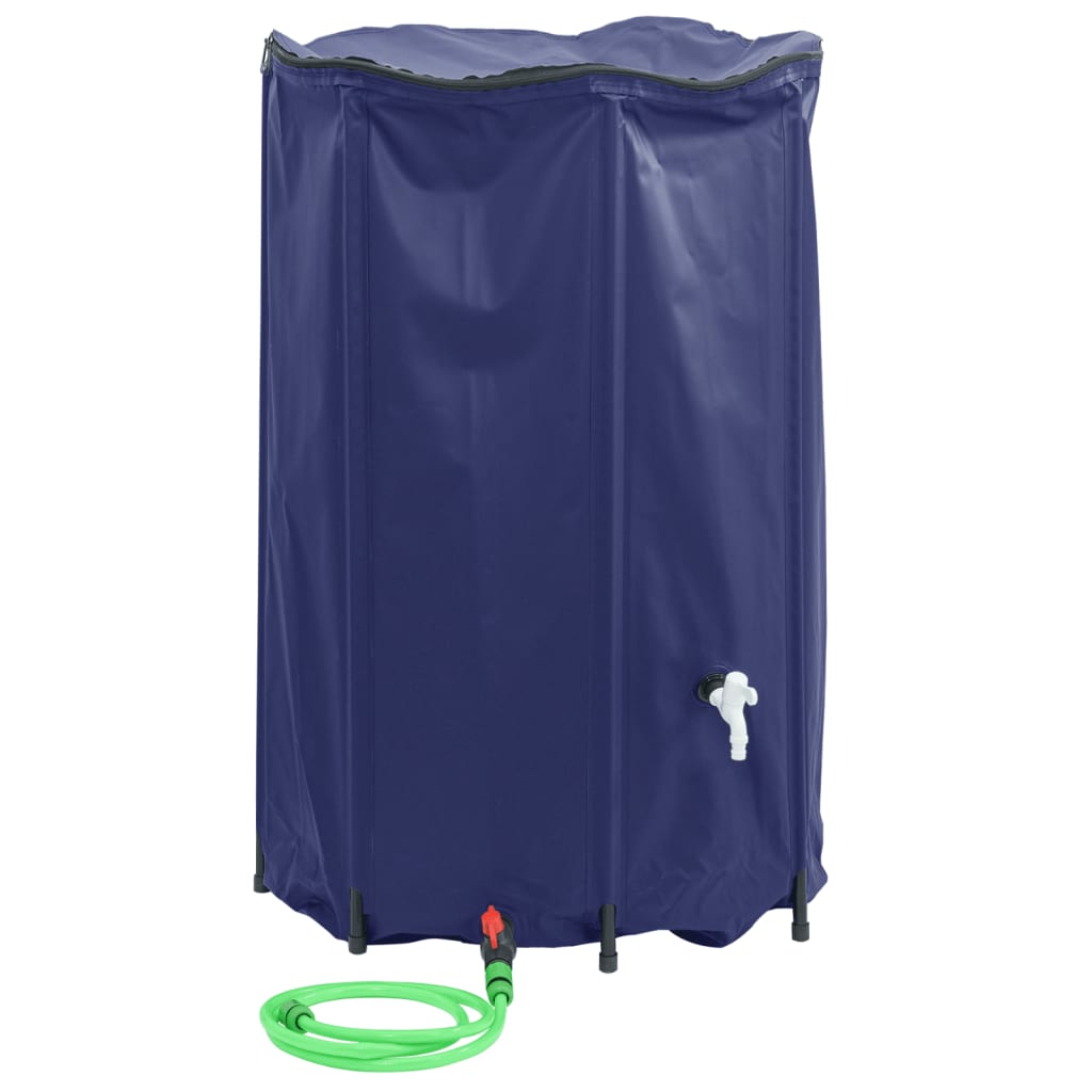 Vanntank med kran sammenleggbar 1000 L PVC